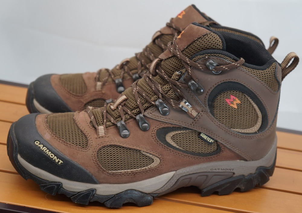 Garmont Zenith Mid GTX Hiking Boots Men's Size 10.5 Brown Gore-Tex Waterproof